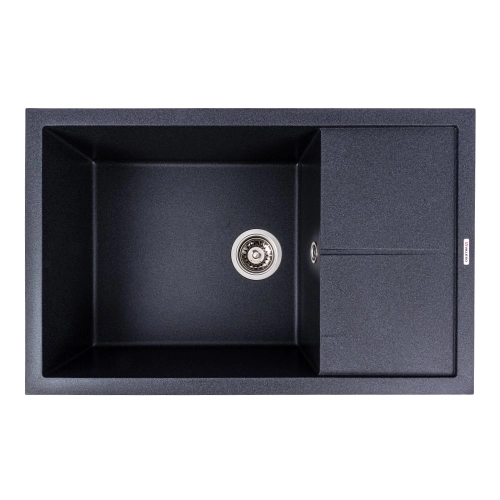 VALESO CALYPSO 7950 Granite Kitchen Sink, Matte Carbon