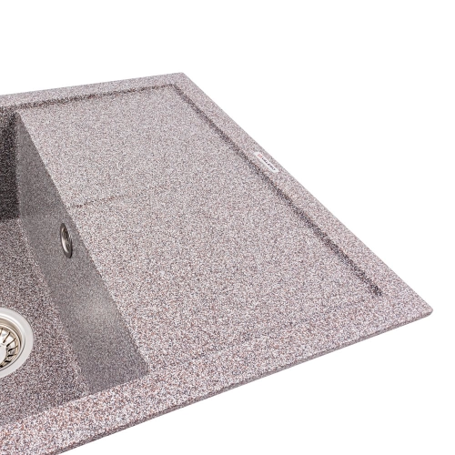 Гранитная мойка для кухни VALESO CALYPSO 7950 матовая Микс - Фото № 3