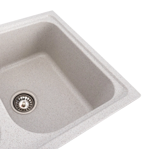 Гранитная мойка для кухни VALESO EQUATORIA 7950 матовая Топаз - Фото № 14