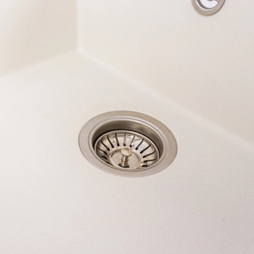 Гранитная мойка для кухни VALESO MAGNUM 7950 матовая Белоснежная - Фото № 4