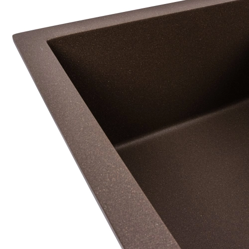 VALESO MAGNUM 7950 Granite Kitchen Sink, Matte Dark Rock - Фото № 3