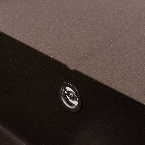 VALESO MAGNUM 7950 Granite Kitchen Sink, Matte Dark Rock - Фото № 5
