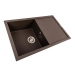 VALESO MAGNUM 7950 Granite Kitchen Sink, Matte Dark Rock - Фото № 1