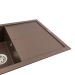 VALESO MAGNUM 7950 Granite Kitchen Sink, Matte Dark Rock - Фото № 2