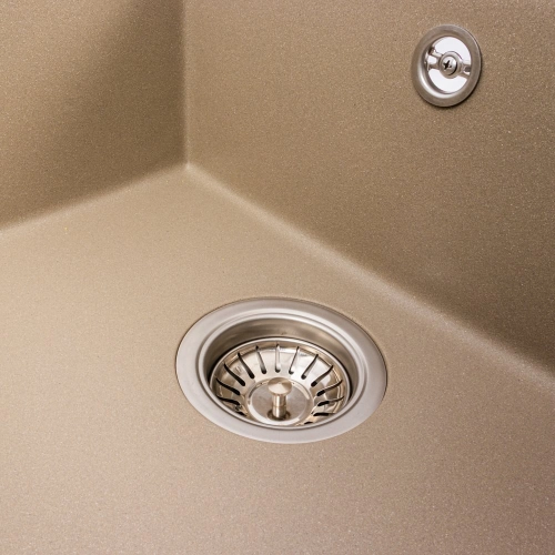 Гранитная мойка для кухни VALESO MAGNUM 7950 матовая Титан - Фото № 4