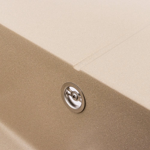 Гранитная мойка для кухни VALESO MAGNUM 7950 матовая Титан - Фото № 5