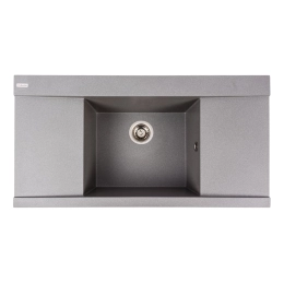 Гранитная мойка для кухни VALESO ATLAS 9651 матовая Серый муссон