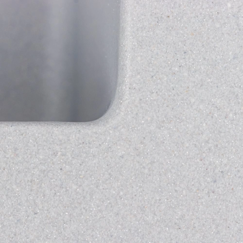 Гранитная мойка для кухни VALESO GALAX 5050 матовая Серый металлик - Фото № 5