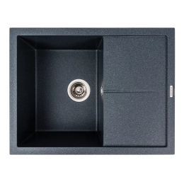 Гранитная мойка для кухни VALESO CRIPTA 6550 матовая Антрацит