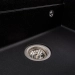 VALESO IRENA 6846 Granite Kitchen Sink, Matte Black Metallic - Фото № 6
