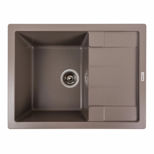 Гранитная мойка для кухни VALESO INTENSO 6550 матовая Дюна - Фото № 2