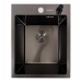 Kitchen Set: Valeso Handmade Sink (40x50 cm) PVD Black + FC-5 PVD Black Faucet - Фото № 2