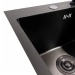 Kitchen Set: Valeso Handmade Sink (40x50 cm) PVD Black + FC-5 PVD Black Faucet - Фото № 4