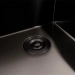Kitchen Set: Valeso Handmade Sink (40x50 cm) PVD Black + FC-5 PVD Black Faucet - Фото № 5