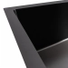 Kitchen Set: Valeso Handmade Sink (58x43 cm) PVD Black, Under-mount Installation + XK09B PVD Faucet - Фото № 7