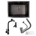 Kitchen Set: Valeso Handmade Sink (58x43 cm) PVD Black, Under-mount Installation + XK09B PVD Faucet