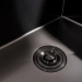 Kitchen Set: Valeso Handmade Sink (58x43 cm) PVD Black + Q411MB Faucet - Фото № 5