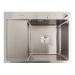 Kitchen Set: Valeso Handmade Stainless Steel Sink (65x50 cm) + FC-1 Faucet with Pull-Out Spray - Фото № 2