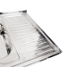 Kitchen Set: Valeso Sink (80x60 cm) Polished, with Left Bowl + FC-1 Faucet with Pull-Out Spray - Фото № 3