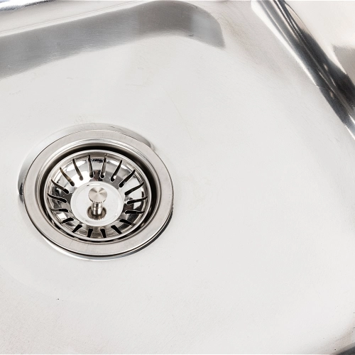 Kitchen Set: 8060R Polished Sink + FC-1 Faucet with Pull-Out Spray - Фото № 5