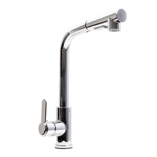 Kitchen Set: 8060R Polished Sink + FC-1 Faucet with Pull-Out Spray - Фото № 6