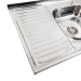 Kitchen Set: 8060R Polished Sink + FC-1 Faucet with Pull-Out Spray - Фото № 4