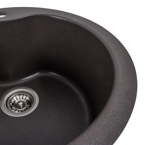 Гранитная мойка для кухни VALESO 480 TURAS матовая Гренадин - Фото № 7