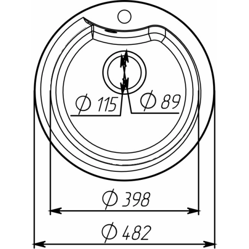 Гранитная мойка для кухни VALESO 480 TURAS матовая Гренадин - Фото № 18