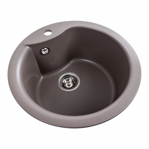 Гранитная мойка для кухни VALESO 480 TURAS матовая Дюна - Фото № 1