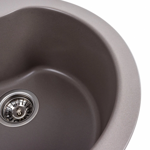 Гранитная мойка для кухни VALESO 480 TURAS матовая Дюна - Фото № 8
