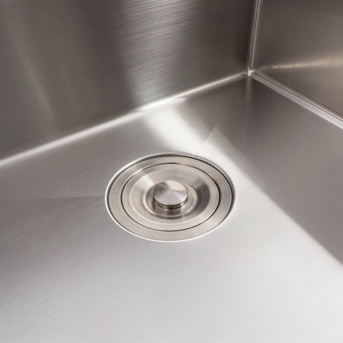 Кухонная мойка нержавейка 50*50 Valeso Handmade с подставкой для ножей (3,0/0,8) - Фото № 4