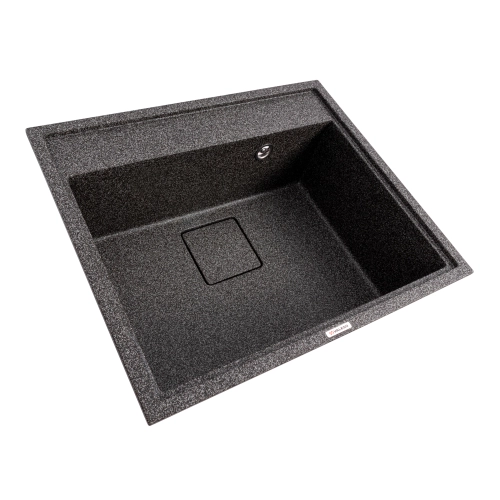 Гранитная мойка для кухни VALESO SHERLIT 6050 матовая Графит - Фото № 1