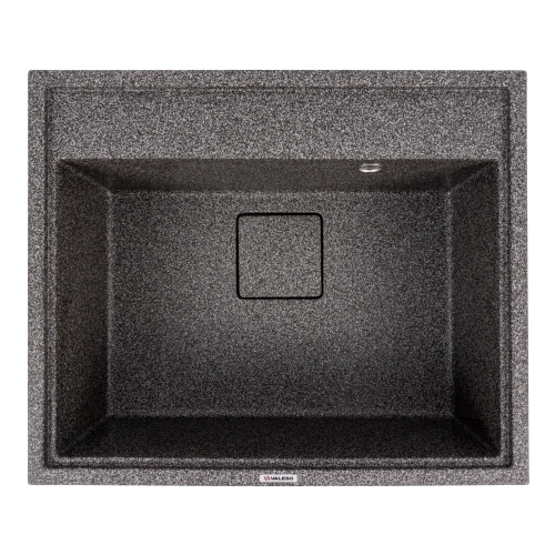 Гранитная мойка для кухни VALESO SHERLIT 6050 матовая Графит