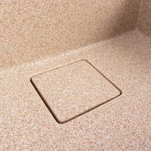 Кухонная мойка гранитная VALESO 6050 SHERLIT (карамель) - Фото № 4