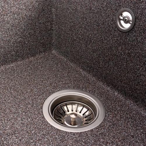 Granite Kitchen Sink VALESO 6550 CRIPTA (Mix) - Фото № 4