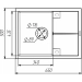 Granite Kitchen Sink VALESO 6550 CRIPTA (Mix) - Фото № 7