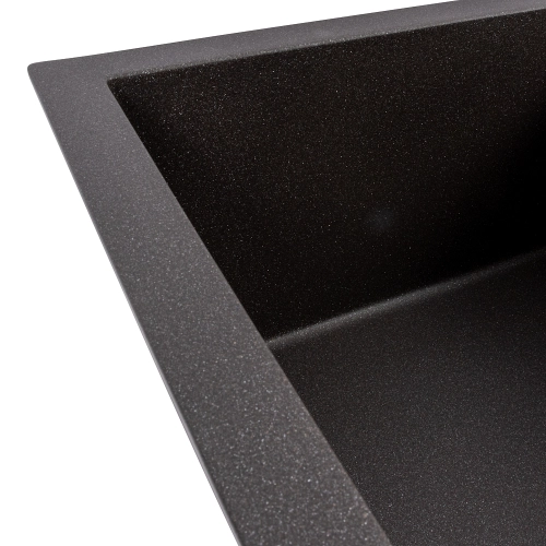 Кухонная мойка гранитная VALESO 6550 CRIPTA (морион) - Фото № 3