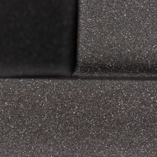 Кухонная мойка гранитная VALESO 6550 CRIPTA (морион) - Фото № 6