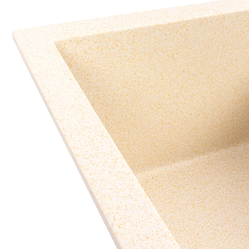 Кухонная мойка гранитная VALESO 6550 CRIPTA (песок) - Фото № 3