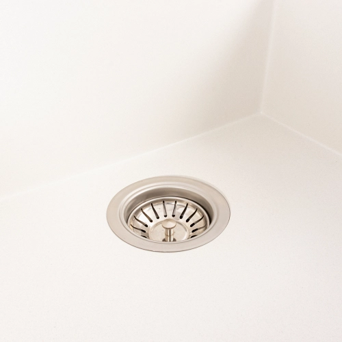 Гранитная мойка для кухни VALESO ATLAS 9651 матовая Белоснежная - Фото № 4