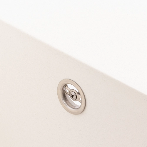 Гранитная мойка для кухни VALESO ATLAS 9651 матовая Белоснежная - Фото № 5