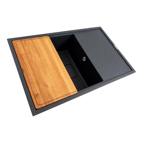 Доска разделочная TM Valeso, дуб (455x245x18 мм) (для моек GALANS) - Фото № 1