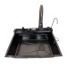 Kitchen Sink PVD black Valeso Handmade "Waterfall" (DECOR) 68x45M - Фото № 1