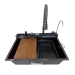 Kitchen Sink PVD black Valeso Handmade "Waterfall" (DECOR) 68x45M - Фото №1