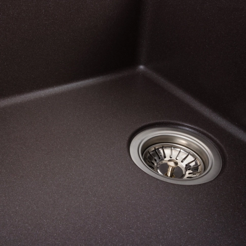 Гранитная мойка для кухни VALESO 7850 ROMA матовий Гренадін - Фото № 2