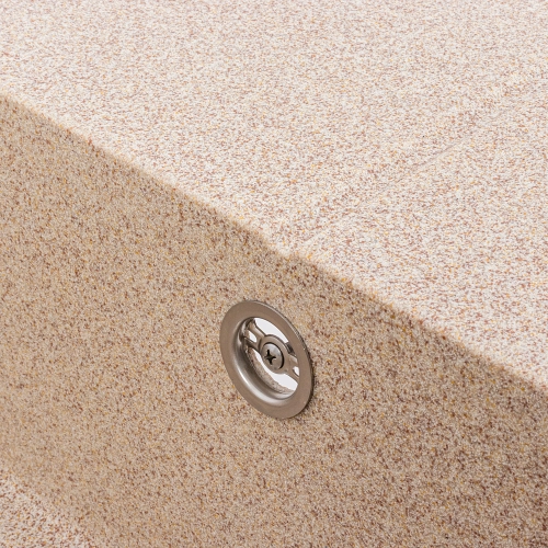 Гранитная мойка для кухни VALESO CRIPTA 6550 матовая Карамель - Фото № 5