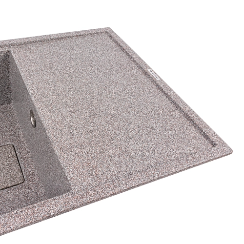 Гранитная мойка для кухни VALESO GALANS 7850 матовая Микс - Фото № 2