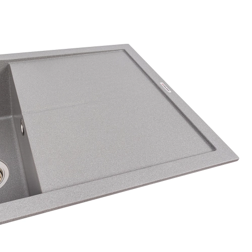 Гранитная мойка для кухни VALESO MAGNUM 7950 матовая Серый Мусон - Фото № 2