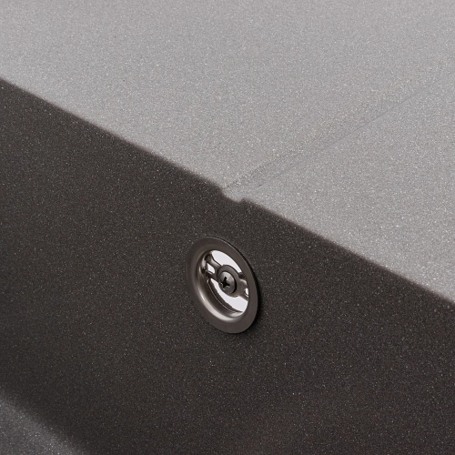 Гранитная мойка для кухни VALESO MAGNUM 7950 матовая Серый Мусон - Фото № 5