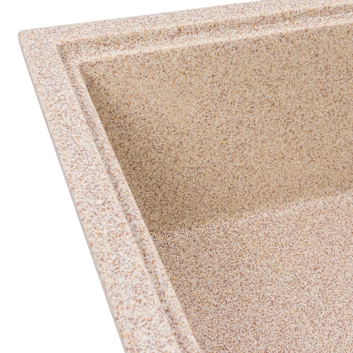 Гранитная мойка для кухни VALESO GALANS 7850 матовая Карамель - Фото № 3